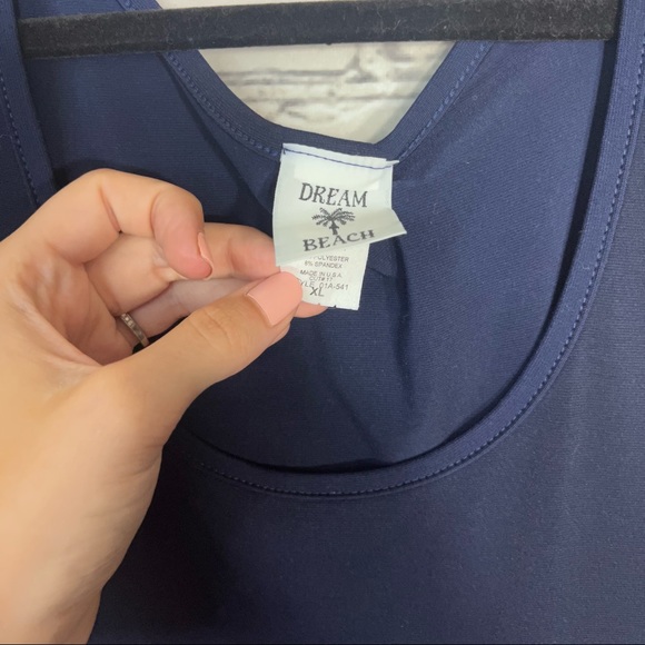 °🌼3/$30🌼Dream Beach Sleeveless Blue Mini Dress  Size XL - Picture 5 of 16